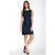 Muse - M2754M Swirl and Polka Dot Pattern Shift Dress in Blue and Green