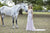 Primavera Couture - 3382 Cold Shoulder Embellished Trumpet Gown In White