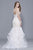 Shail K - 33915 Embellished High Halter Mermaid Gown In White