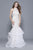 Shail K - 33915 Embellished High Halter Mermaid Gown In White