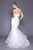 Shail K - 33918 Elegant Strapless Embellished Evening Gown In White