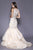 Shail K - 33919 Bateau Neck Embellished Mermaid Gown In Neutral