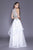 Shail K - 33925 Two-Piece Sleeveless Beaded A-line Gown In White
