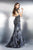 Cap Sleeves Lace Dress in Queen Anne Neckline 33942
