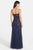 Adrianna Papell - Embellished Strapless Gown 91897540 in Blue