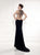 Tarik Ediz - Crystal Embellished Back Long Dress 92492 in Black
