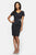 Alex Evenings - 134000 Embellished V-Neck Sheath Dress in Black
