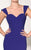 MNM Couture - Tiered Ruffles Mermaid Gown N0020 in Blue