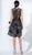 3416 Sleeveless V-Neck Draped Cocktail Dress