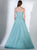 3417 Strapless Embroidered A-Line Gown with Slit