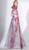 3424 Multi-Colored Tulle A-line Dress With Jacket