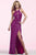 Cassandra Stone - 3434A Keyhole Cutout Halter Gown In Pink