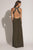 90448 Embellished Halter Jersey Sheath Dress
