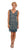 Adrianna Papell - Embellished Mesh Dress 41886540 in Green