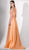 3444 Multi-Cut Jewel A-line Dress With Train