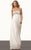 JS Collections - Embellished Empire Dress 862931 in White