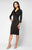 Alex Evenings - Tailored Lapel Dress 134003 in Black