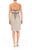 Sue Wong - N2424 Embroidered Floral Dress in Brown