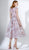 3448 Embroidered Cap Sleeve Tulle Brode Dress