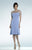 Daymor Couture - Lattice Illusion Cocktail Dress 812 in Blue