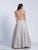 Dave & Johnny - 3479 Embellished Two Piece Ballgown in Silver and Neutral