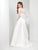 Clarisse - 3487 Lace Illusion Bateau A-line Dress in White