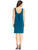 Patra - 83536 Rhinestone Hemmed Jersey Dress in Green