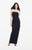 Daymor Couture - Floral Lace Sheath Gown 878 in Blue