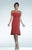 Daymor Couture - Lattice Illusion Cocktail Dress 812 in Red