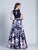 Dave & Johnny - 3499 Two Piece Jewel Floral Printed Dress in Print
