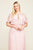Tadashi Shoji - Lace Ruffled Sheath Dress In Pink