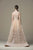 Saiid Kobeisy - RTWSS19-34 Applique Jewel Tulle A-line Gown In Neutral