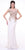 Cinderella Divine - Cap Sleeve Illusion Bateau Metallic Lace Gown in White