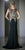 Cinderella Divine - Cap Sleeve Illusion Bateau Metallic Lace Gown in Black