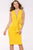 Plunging V-Neck Ponte Knit Sheath Cocktail Dress 35051