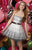Alyce Paris - 3510 Short Dress In Diamond White Charcoal