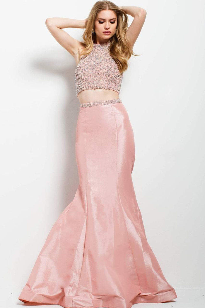 35328 Two-Piece Embellished Mermaid Gown