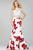 Two-Piece Print  Mermaid  Dress 35349