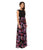 Aidan Mattox - Floral Chiffon Dress 151A14930 in Pink and Multi-Color