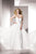 Alyce Paris B'Dazzle Ruched Chiffon Dress 35418 In White
