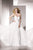 Alyce Paris B'Dazzle - 35418 Rosette Accented Empire Gown in White