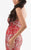 Jasz Couture - Bejeweled Sweetheart Sheath Dress 4826 in Red