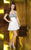 Alyce Paris - 3558 Crystal Adorned A-Line Empire Dress in White
