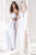 Alyce Paris - Sparkling Strapless Sweetheart Beaded Long Chiffon Dress 35676 In White