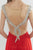Alyce Paris - B'Dazzle - 35684 Beaded A-line Dress In Red