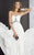 Alyce Paris - 35734 Beaded Strapless Ruched Evening Dress In White