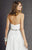 Alyce Paris - 35734 Beaded Strapless Ruched Evening Dress In White
