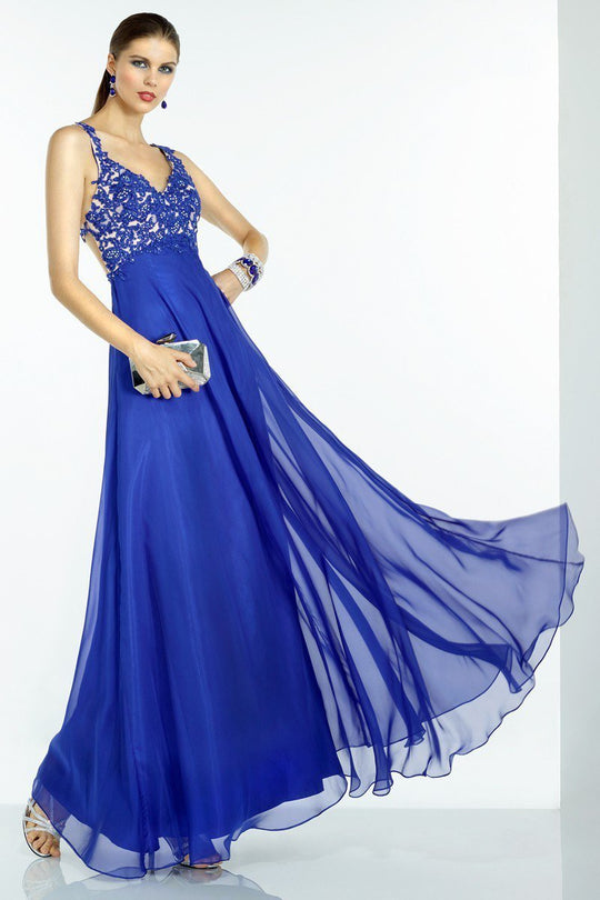 Alyce Paris B'Dazzle - 35768 Dress in Sapphire Nude