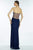 Alyce Paris B'Dazzle - 35789 Embellished Sweetheart Sheath Dress in Blue