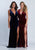 Dave & Johnny Deep V-neck Sheath Dress 3578